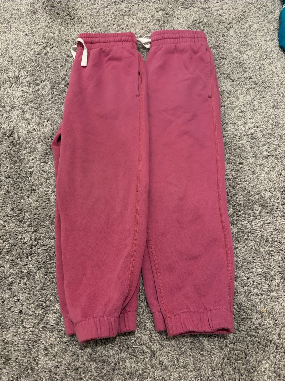 Set of 2 EUC Hanna Andersson French Terry Sweatpants Sz 5